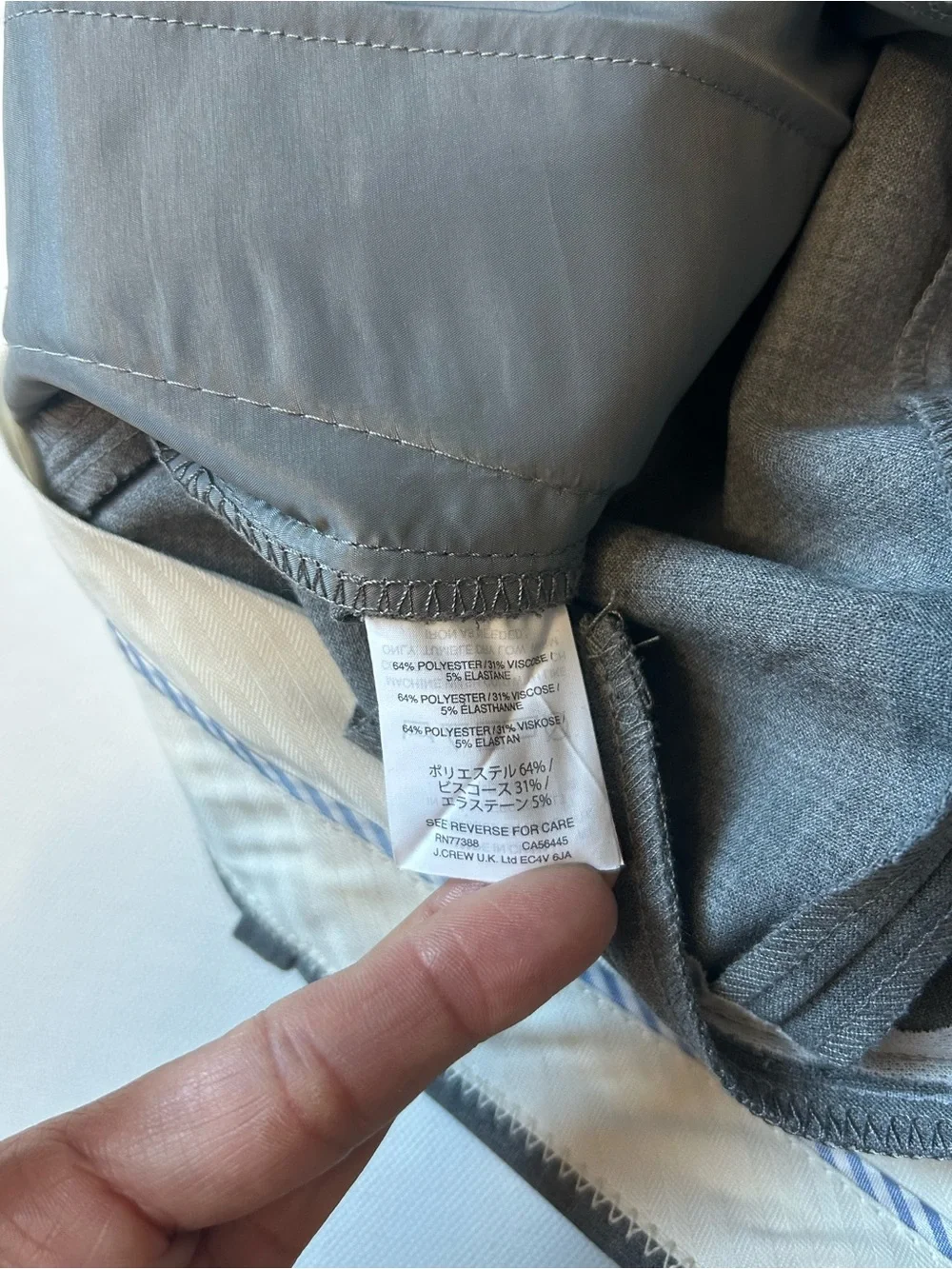 J.Crew Cameron Slim Ankle Crop Pants Size 2 Gray Career Office Trousers